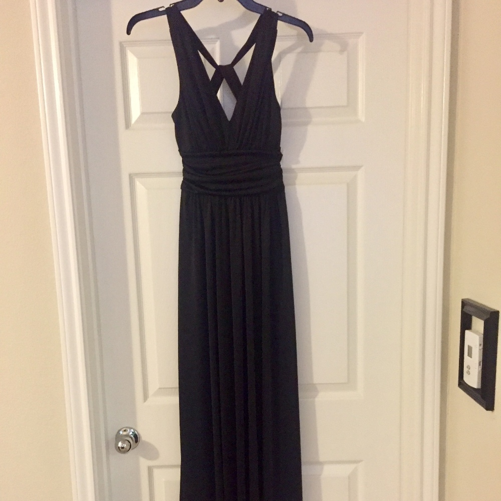Express XS Floor Length Open Back Gown